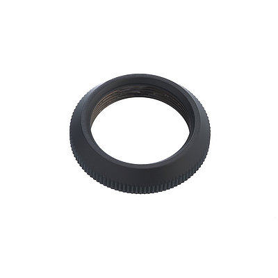 threaded ring, matt black