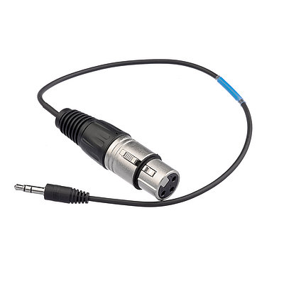 Cable XLR-3/3.5mm plug,